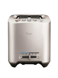 Sage By Heston Blumenthal Bta825Uk 2-Slice Smart Toaster - Brushed Stainless Steel